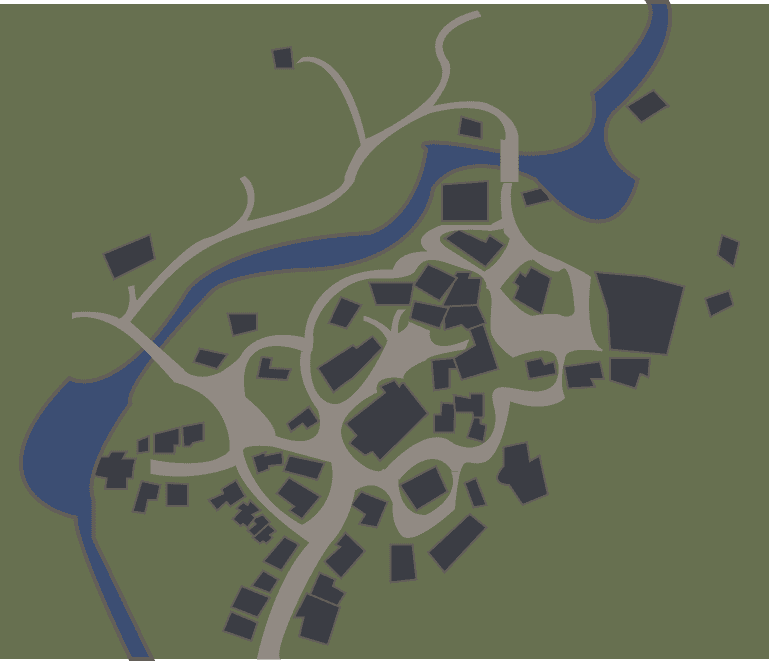 Hogsmeade map (not all shops known yet)